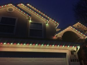 Green Red Christmas Holiday Lights Permanent Trimlight