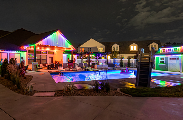 trimlight pool party